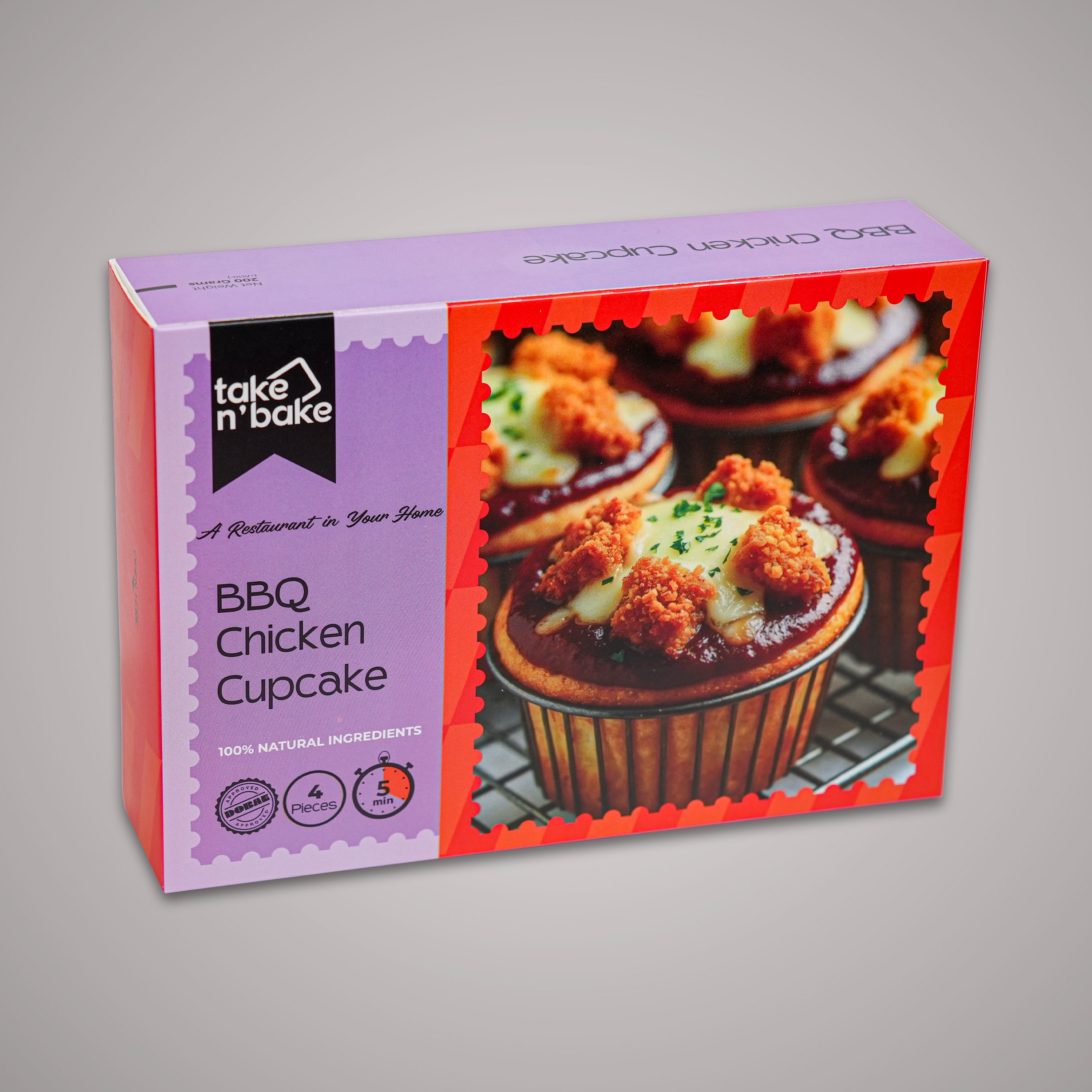 BBQ Chicken Pizza Cupcake