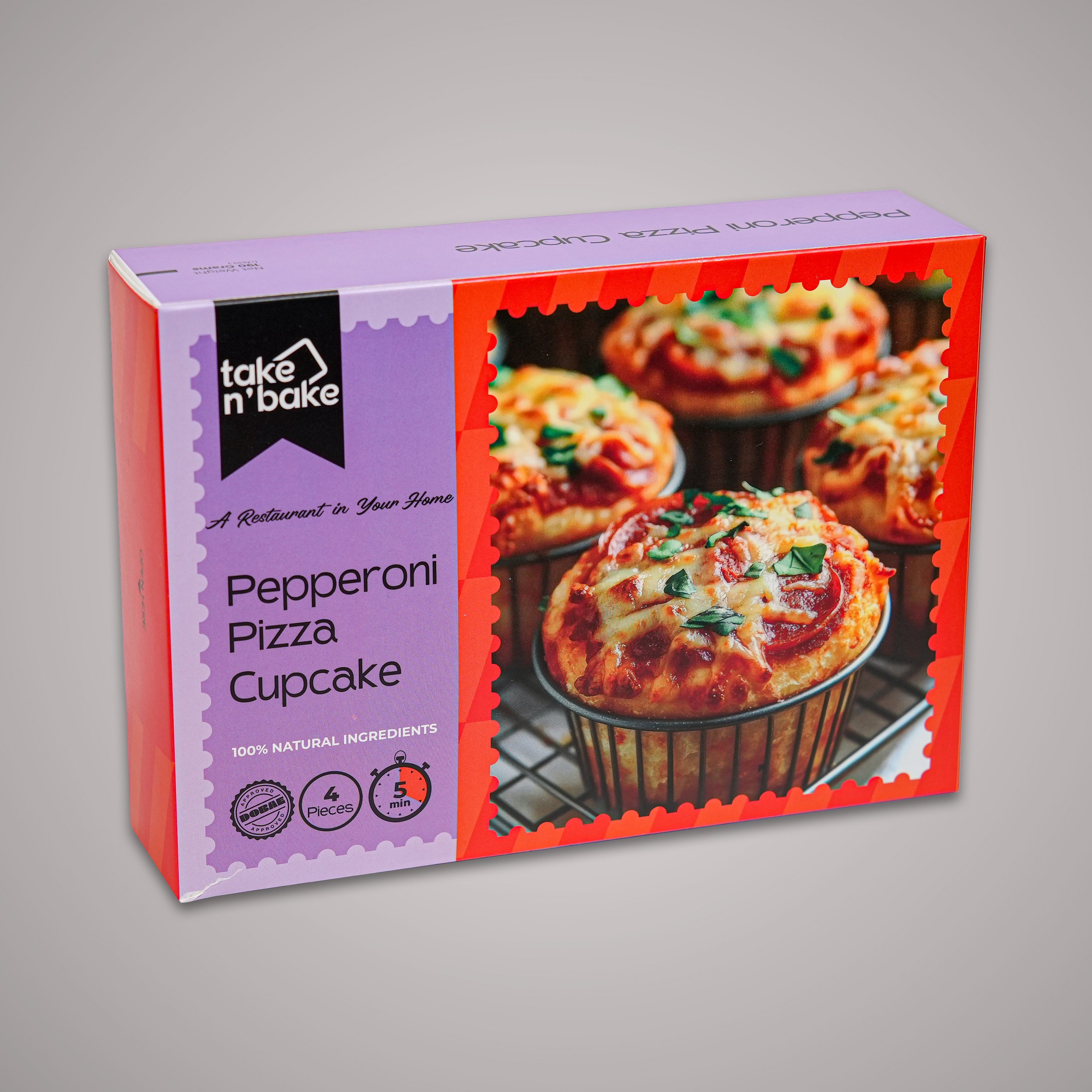 Pepperoni Pizza Cupcake