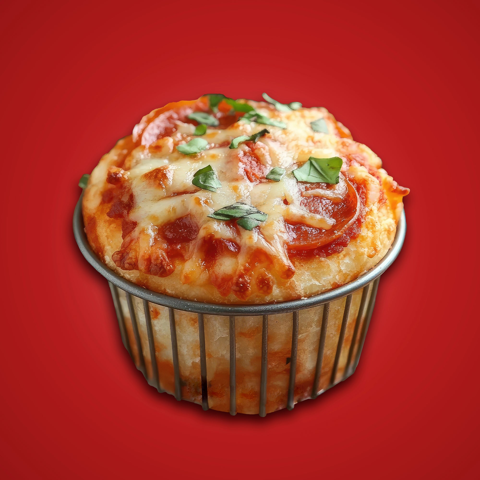 Pepperoni Pizza Cupcake